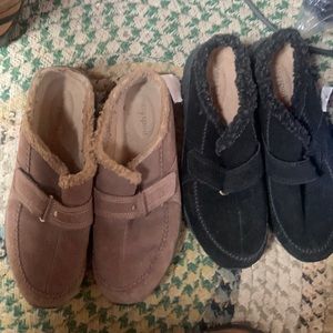 2 Pair of Ladies EAST SPIRIT  slides mules clogs NEW